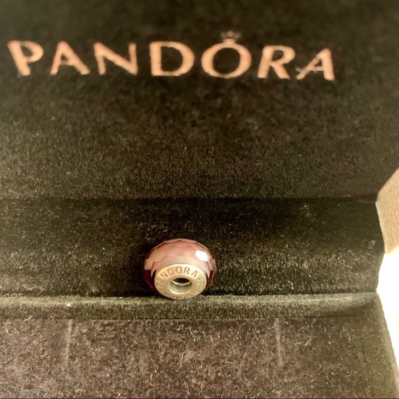Authentic Pandora Purple Glass Bead - Picture 4 of 4